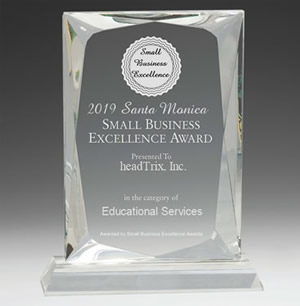 Santa Monica Small Business Award
Presented to headTrix, Inc.