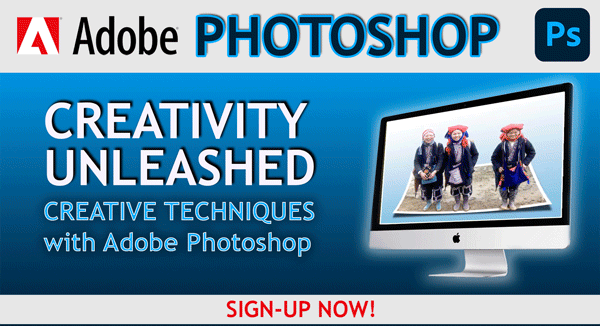 Photoshop Live Online Webinar | CREATIVITY UNLEASHED